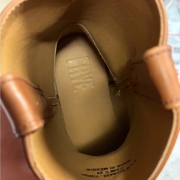 Frye Cognac Leather Billy Short Boot Size 8.5 - Picture 12 of 12